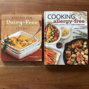 Dairy Free Allergy Free Cookbook Lot 2 Recipes for Dairy Free Living Cooking All